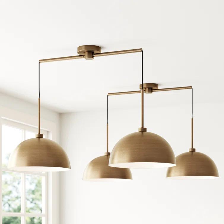 Corbo 2 - Light Kitchen Island Dome Pendant 2-Pack Kitchen Island Drum Pendant Light