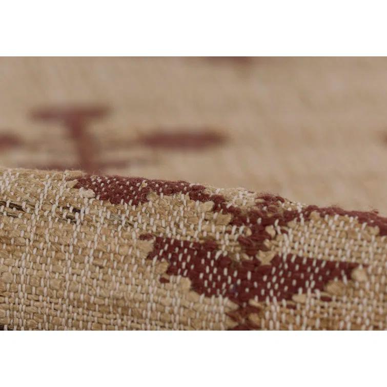 Erin Gates by Momeni Orchard Bloom Rust Hand Woven Wool and Jute Area Rug