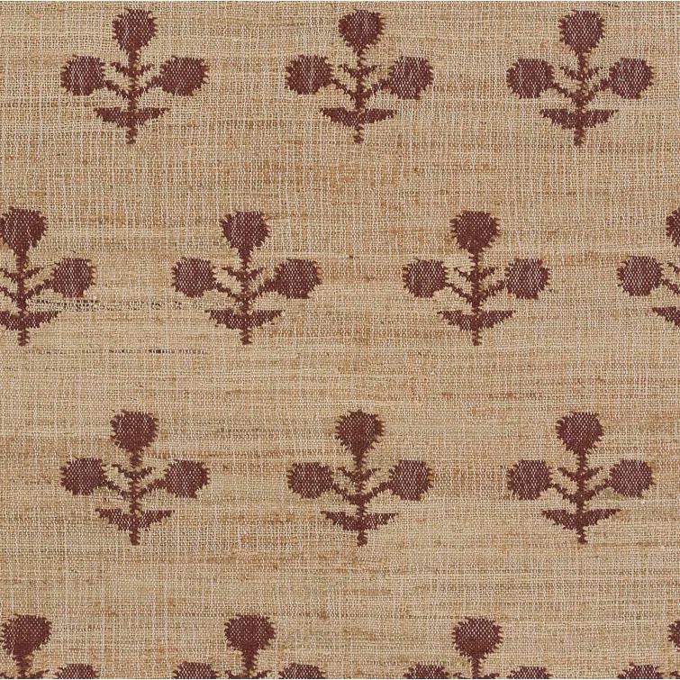 Erin Gates by Momeni Orchard Bloom Rust Hand Woven Wool and Jute Area Rug