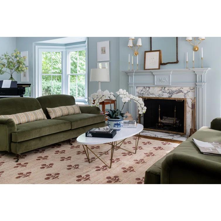 Erin Gates by Momeni Orchard Bloom Rust Hand Woven Wool and Jute Area Rug