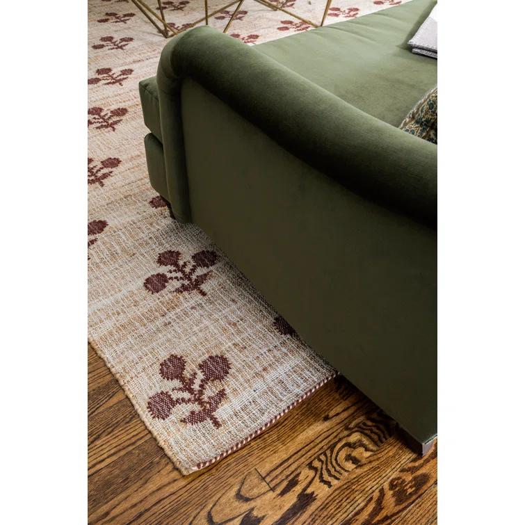 Erin Gates by Momeni Orchard Bloom Rust Hand Woven Wool and Jute Area Rug