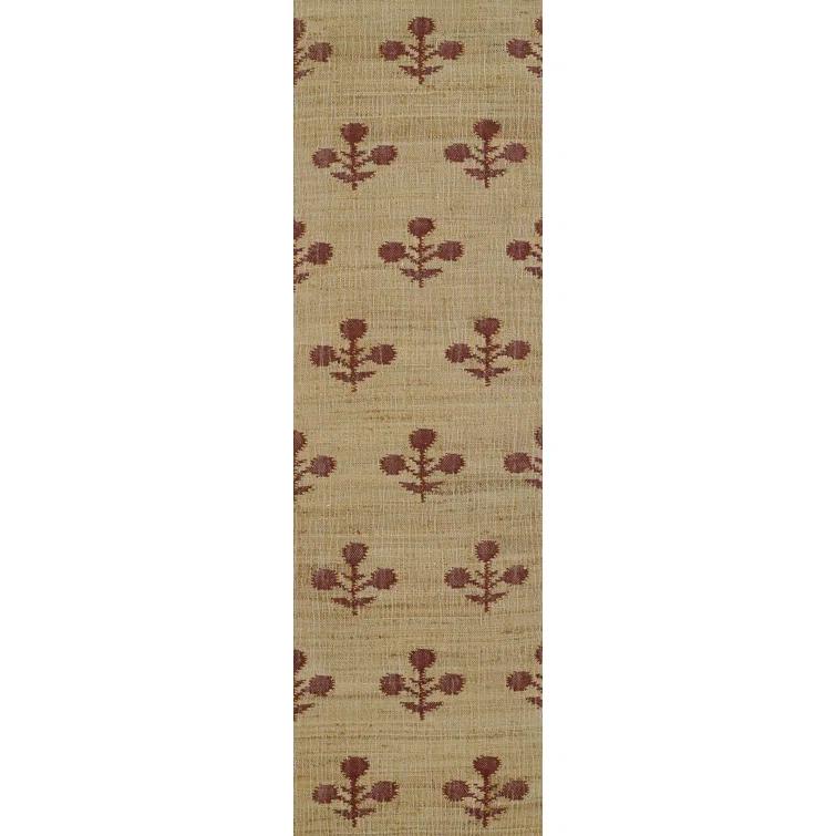 Erin Gates by Momeni Erin Gates by Momeni Orchard Bloom Rust Hand Woven Wool and Jute Area Rug