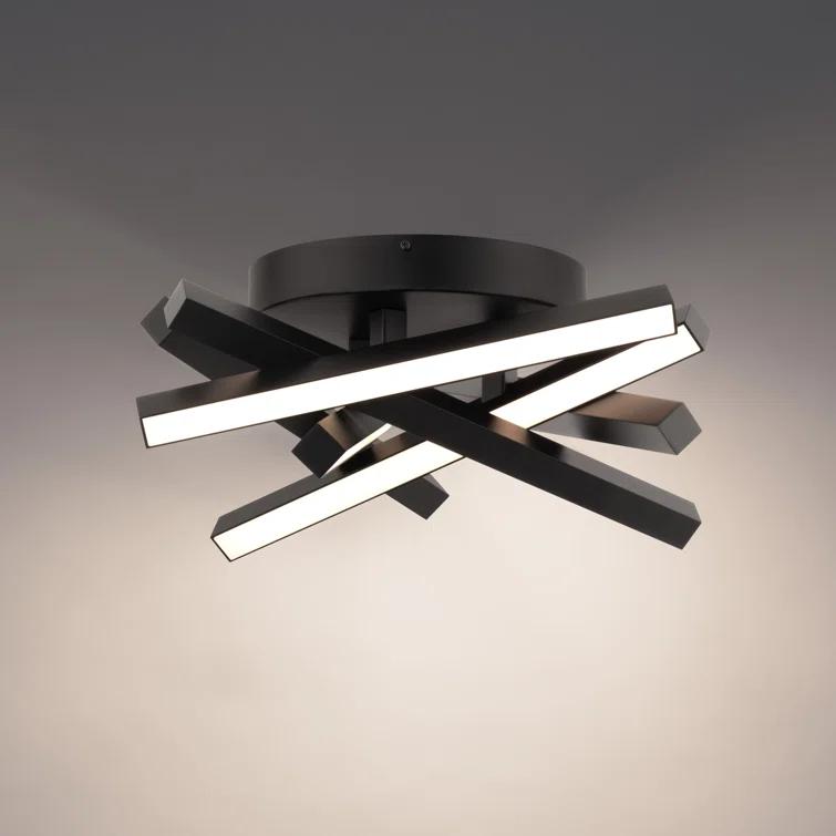 Parallax LED Semi Flush Mount