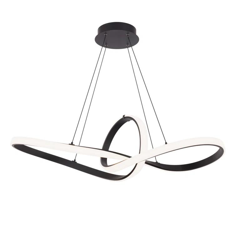 Vornado Black Silicone Shade LED Pendant Light