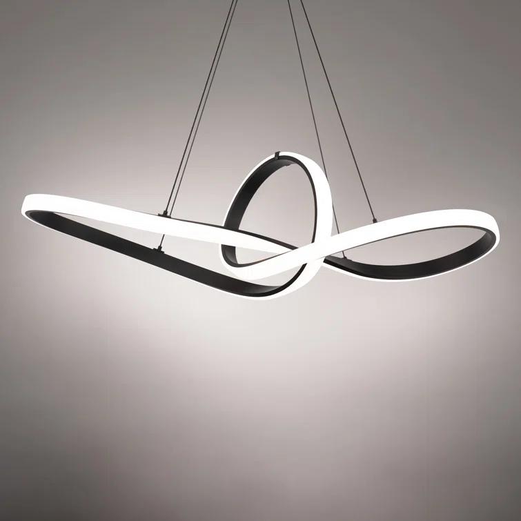 Vornado Black Silicone Shade LED Pendant Light