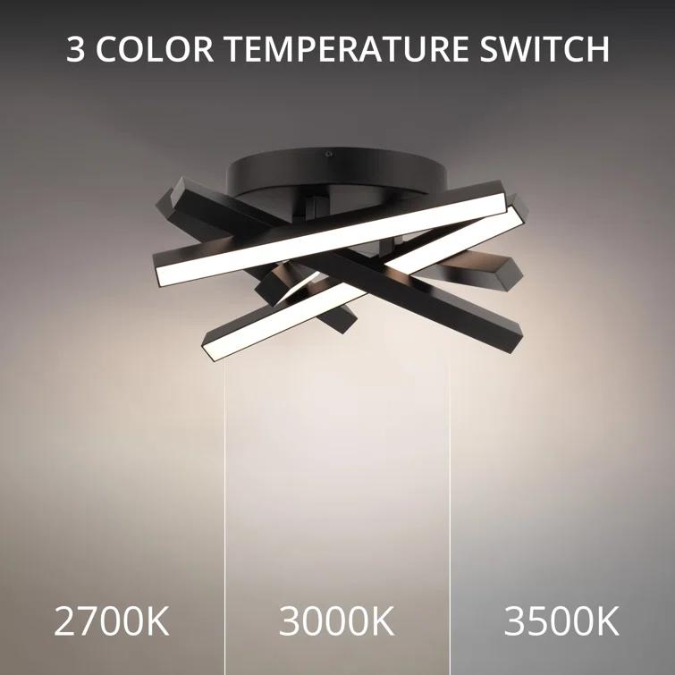 Parallax LED Semi Flush Mount