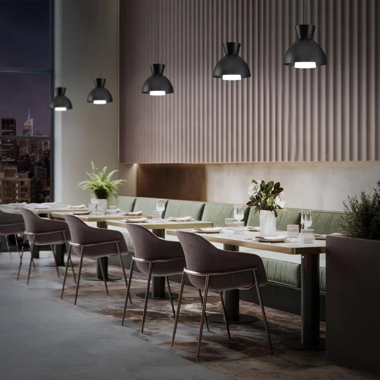 Carafe 1 - Light Black LED Single Pendant