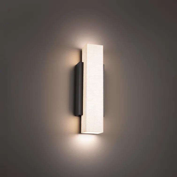 dweLED Volga Aluminum LED Flush Mounted Sconce