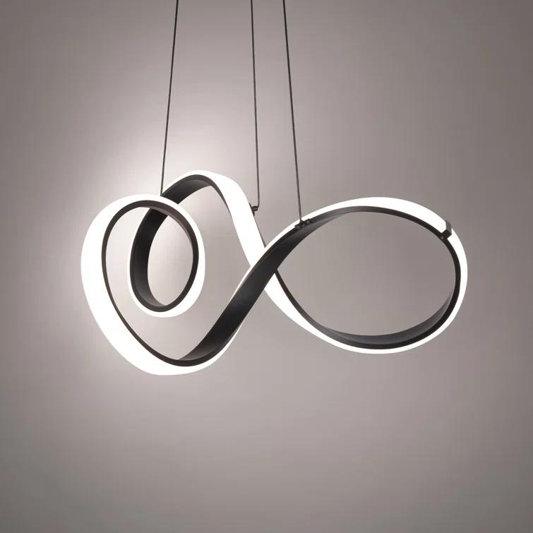 Vornado 1 - Light Chrome LED Novelty Pendant