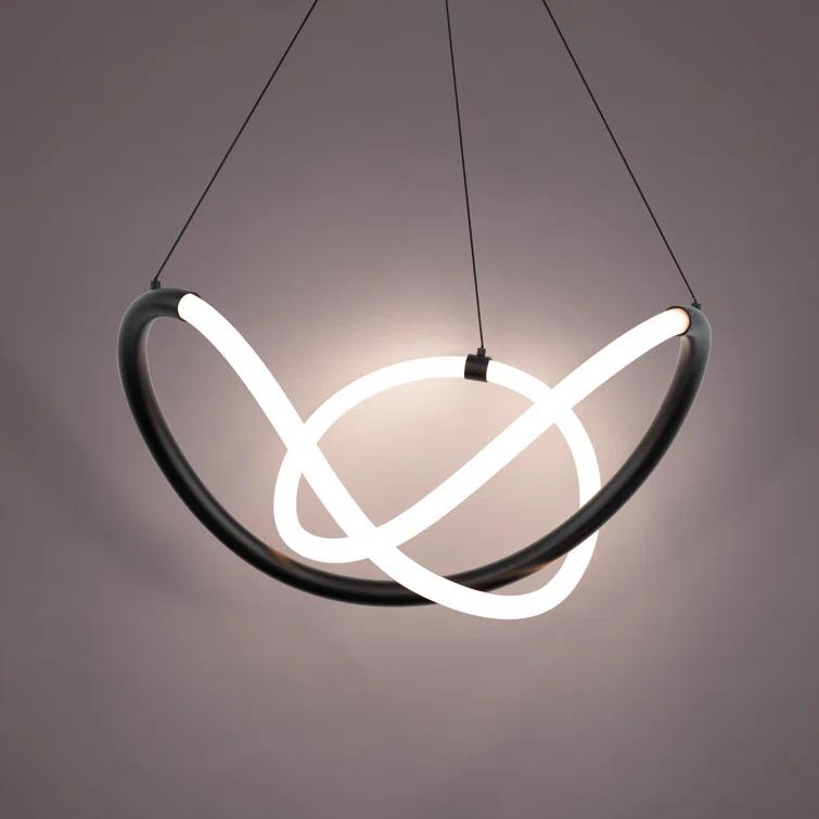 dweLED Solo Dimmable LED Geometric Chandelier