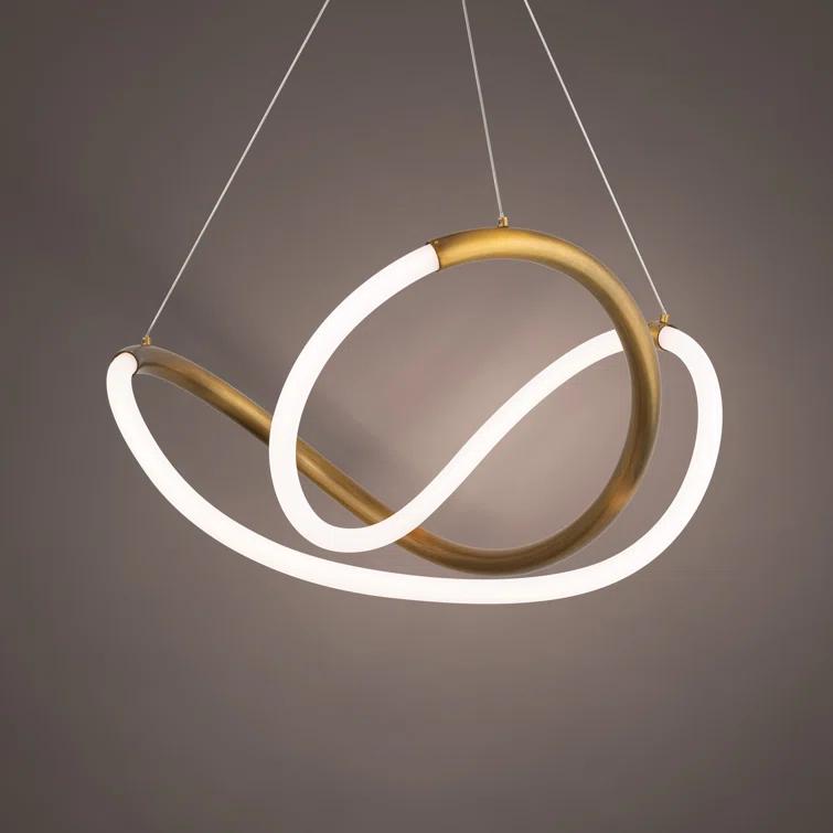 Solo Dimmable LED Geometric Chandelier