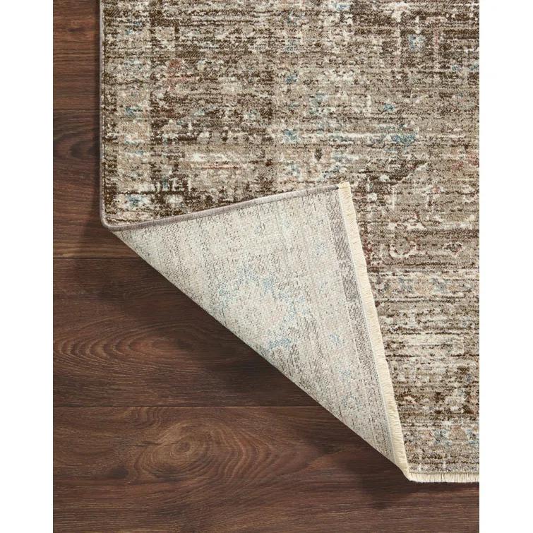 Magnolia Home By Joanna Gaines X Loloi Millie Charcoal / Dove Area Rug