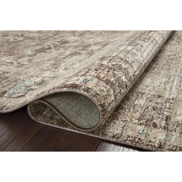 Magnolia Home By Joanna Gaines X Loloi Millie Charcoal / Dove Area Rug