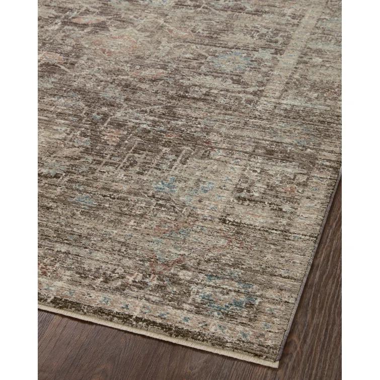 Magnolia Home By Joanna Gaines X Loloi Millie Charcoal / Dove Area Rug