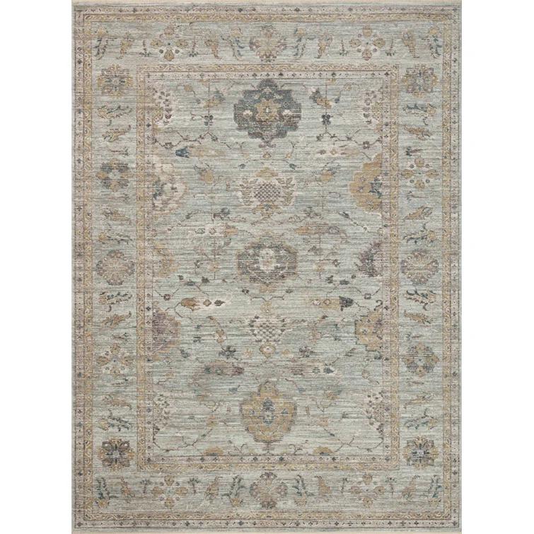 Magnolia Home by Joanna Gaines x Loloi Magnolia Home By Joanna Gaines X Loloi Millie Sky / Gold Area Rug