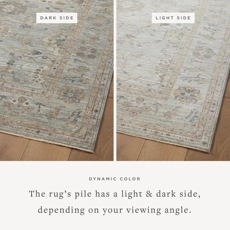 Magnolia Home by Joanna Gaines x Loloi Magnolia Home By Joanna Gaines X Loloi Millie Sky / Gold Area Rug