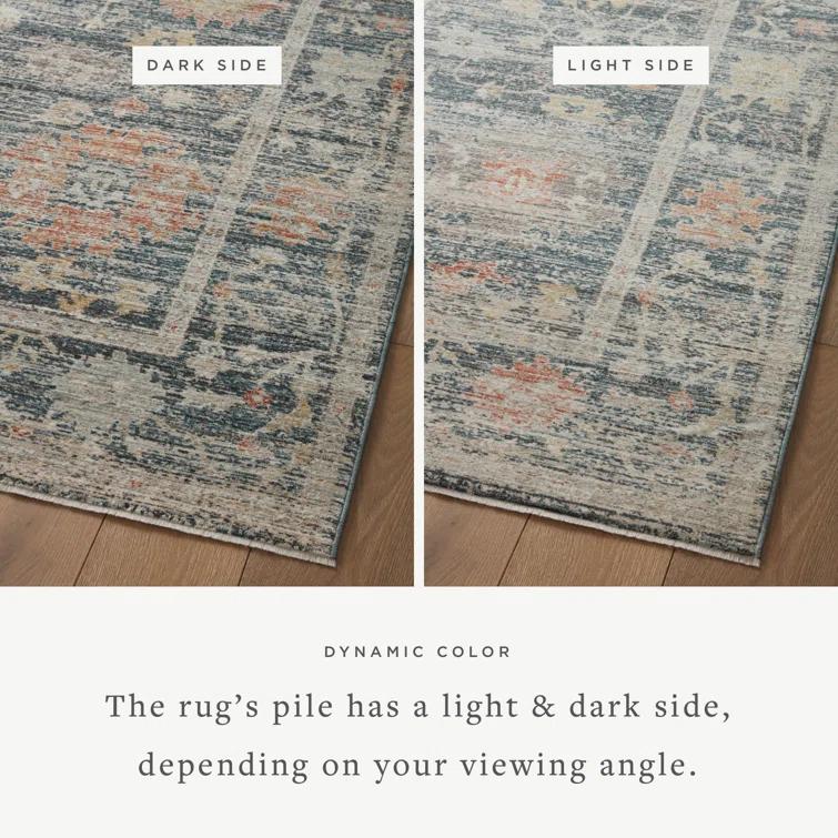 Magnolia Home By Joanna Gaines X Loloi Millie Blue / Multi Area Rug