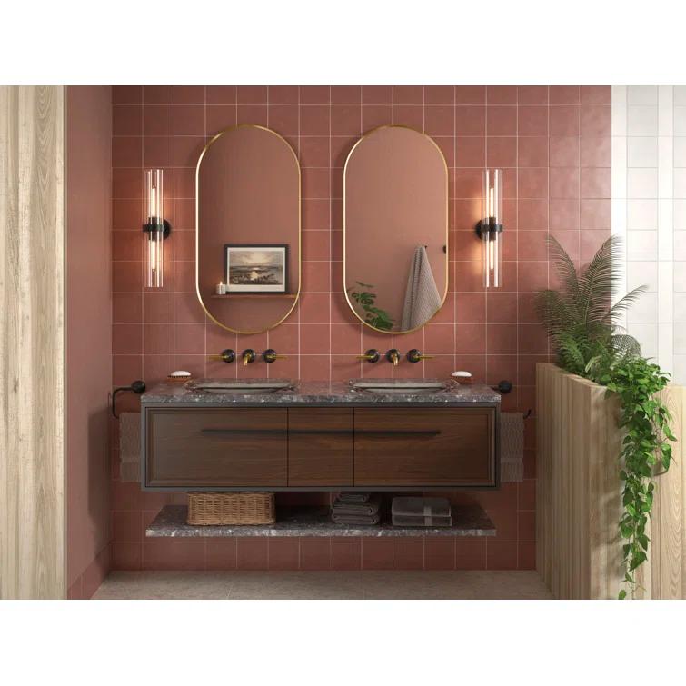 Purist™ 2 Light Indoor Bathroom Vanity Light Fixture, UL Listed
