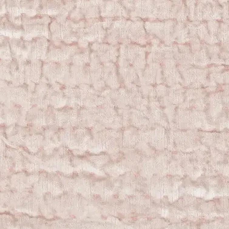 Classic Home Dimitry 100% Rayon Velvet Bliss Pink Queen Quilt by Kosas Home