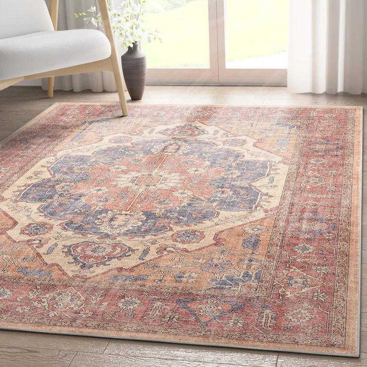 Kehr Antigua Vintage Persian Oriental Red Flat-Weave Rug