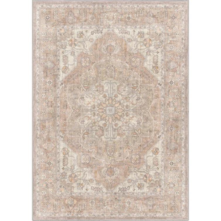 Kehr Antigua Vintage Persian Oriental Beige Flat-Weave Rug