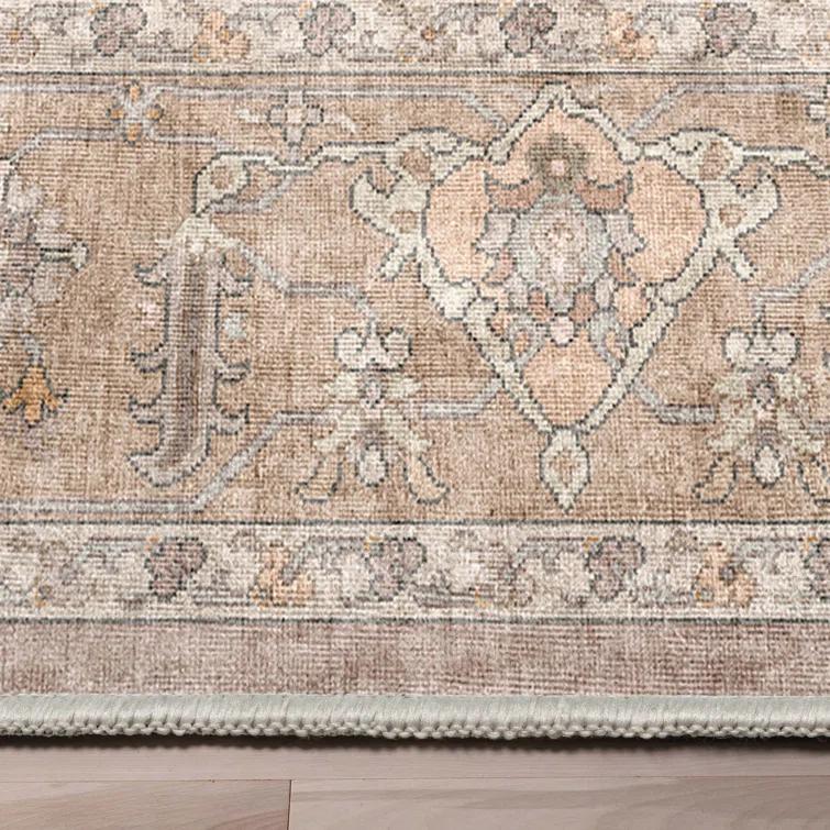 Kehr Antigua Vintage Persian Oriental Beige Flat-Weave Rug
