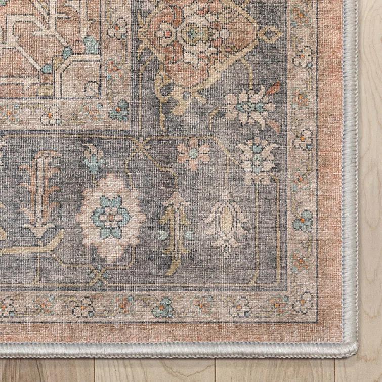 Kehr Antigua Vintage Persian Oriental Coral Flat-Weave Rug