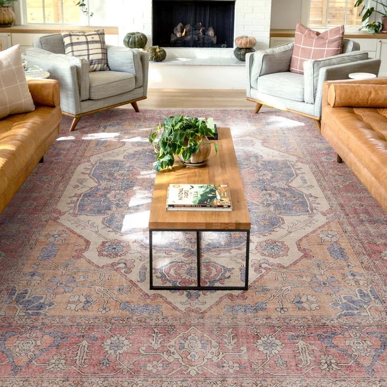 Kehr Antigua Vintage Persian Oriental Red Flat-Weave Rug