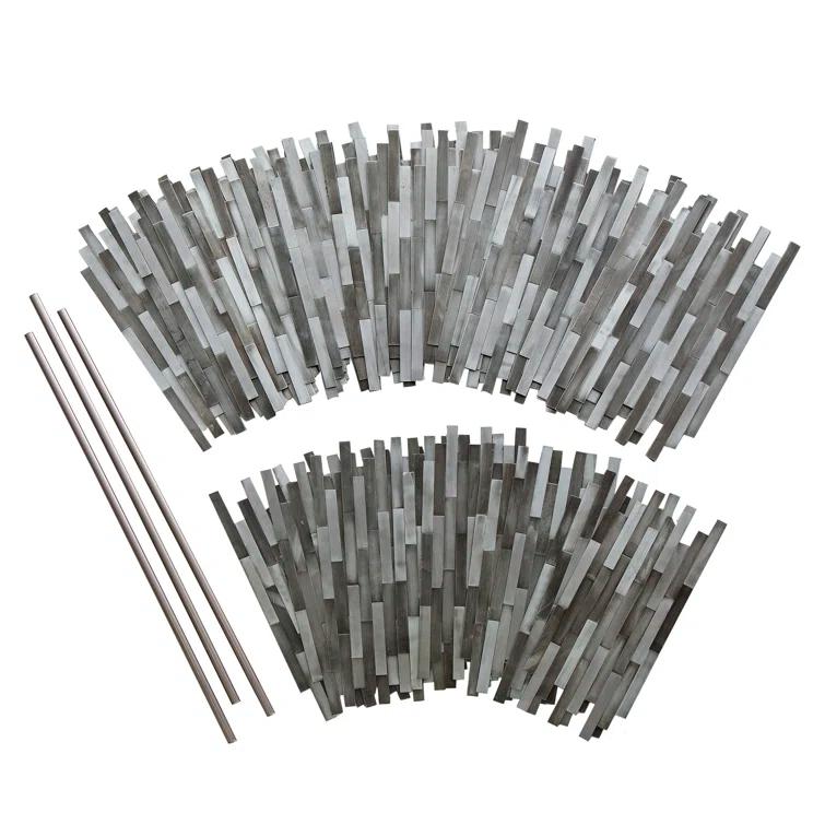 Aspect Peel & Stick Distressed Mini Metal 15 sq ft Kit