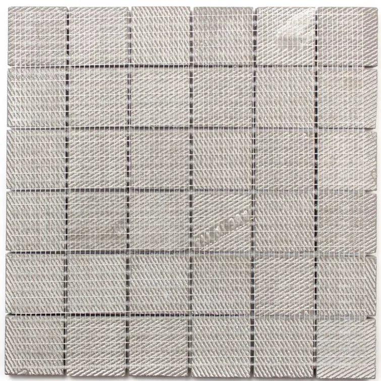 Penthouse 2" x 2" Porcelain Grid Mosaic Wall & Floor Tile
