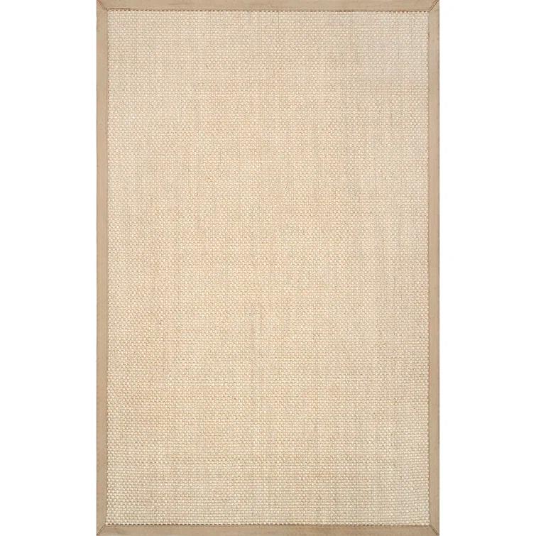 Proper Sisal and Wool Tan Area Rug
