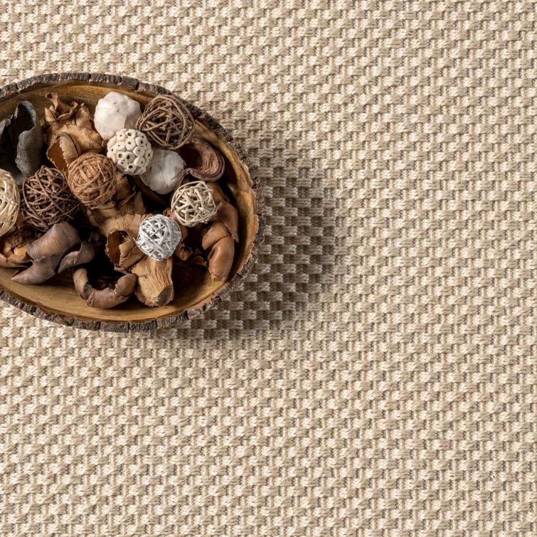 Proper Sisal and Wool Tan Area Rug