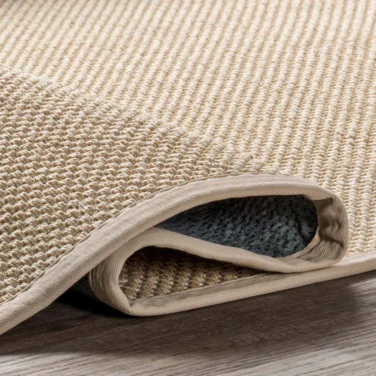 Proper Sisal and Wool Tan Area Rug