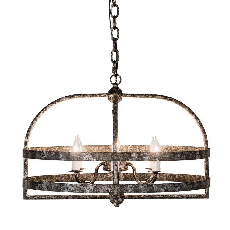 Aldari 6 - Light Dimmable Geometric Chandelier