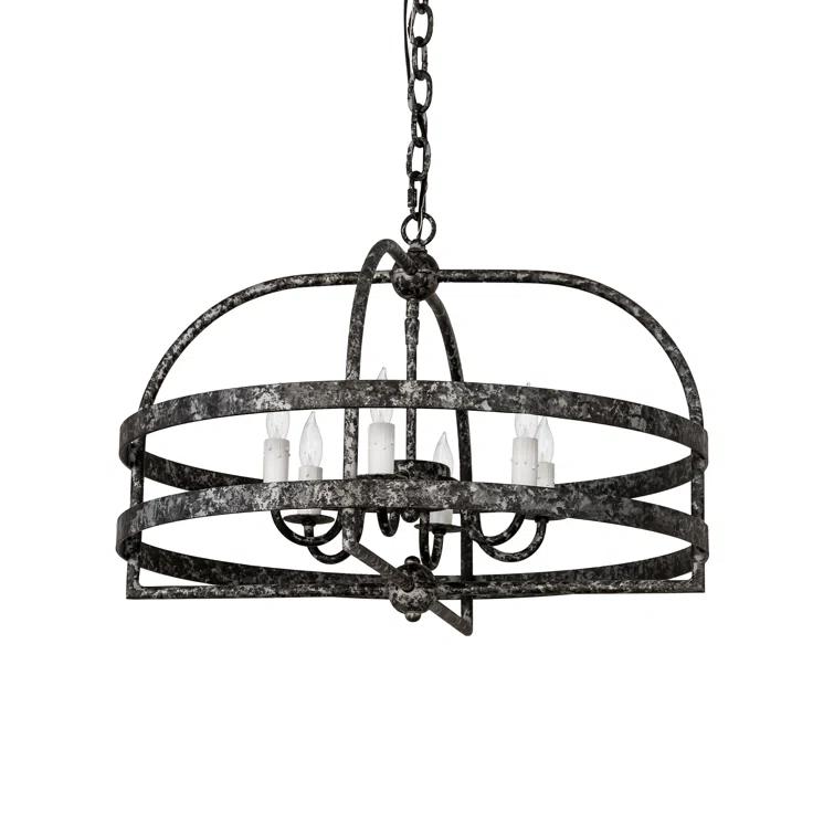 Aldari 6 - Light Dimmable Geometric Chandelier