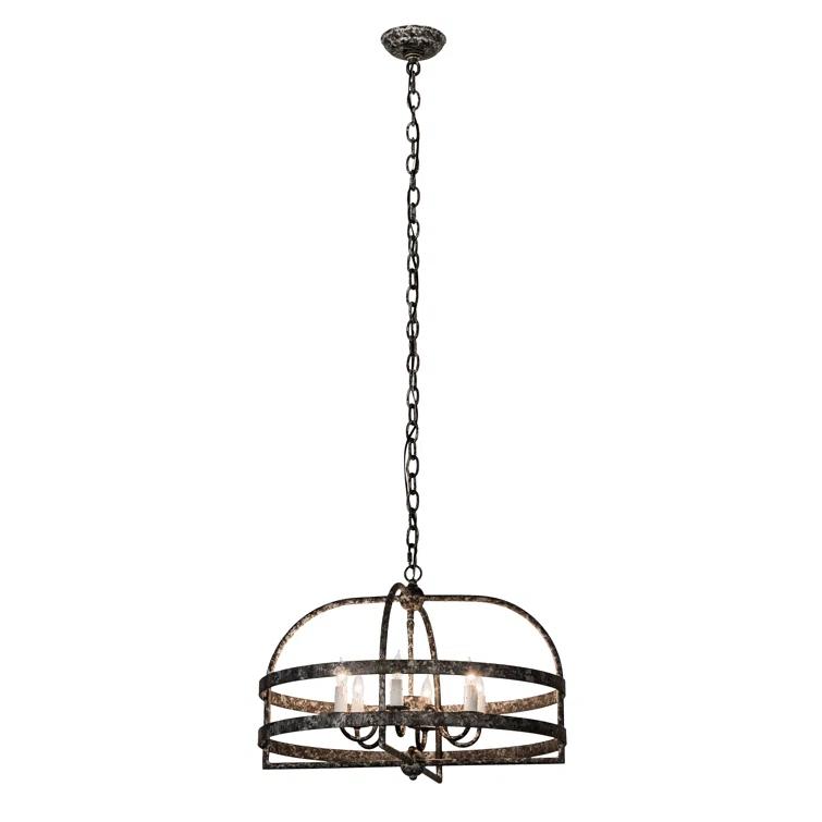 Aldari 6 - Light Dimmable Geometric Chandelier