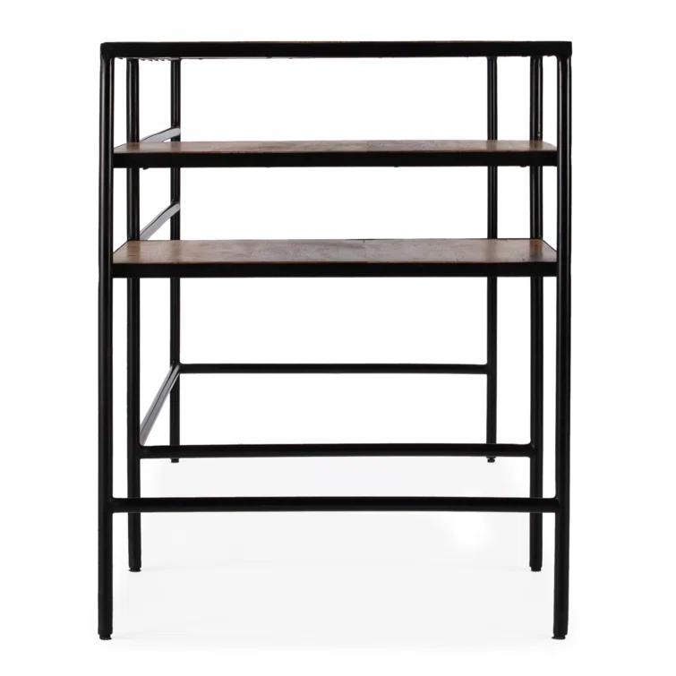 Butler Specialty Company Jensen Iron And Wood Writing Desk - Natural Mango