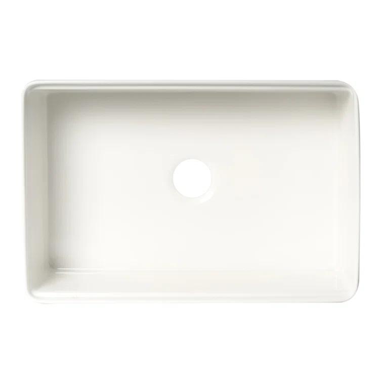 30'' L Single Bowl Fireclay Kitchen Sink