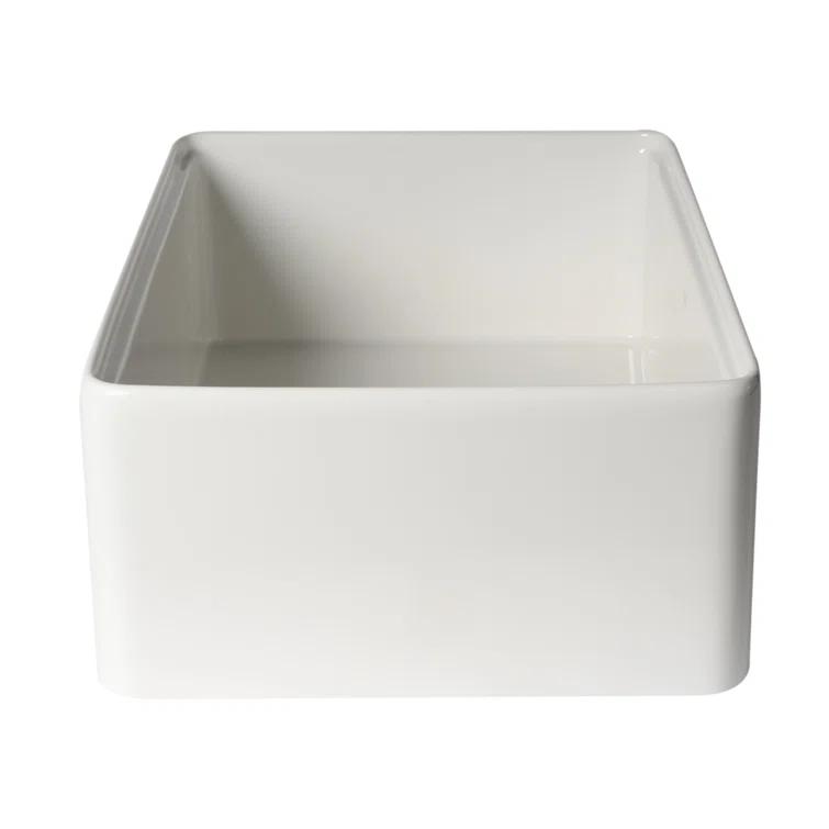 30'' L Single Bowl Fireclay Kitchen Sink