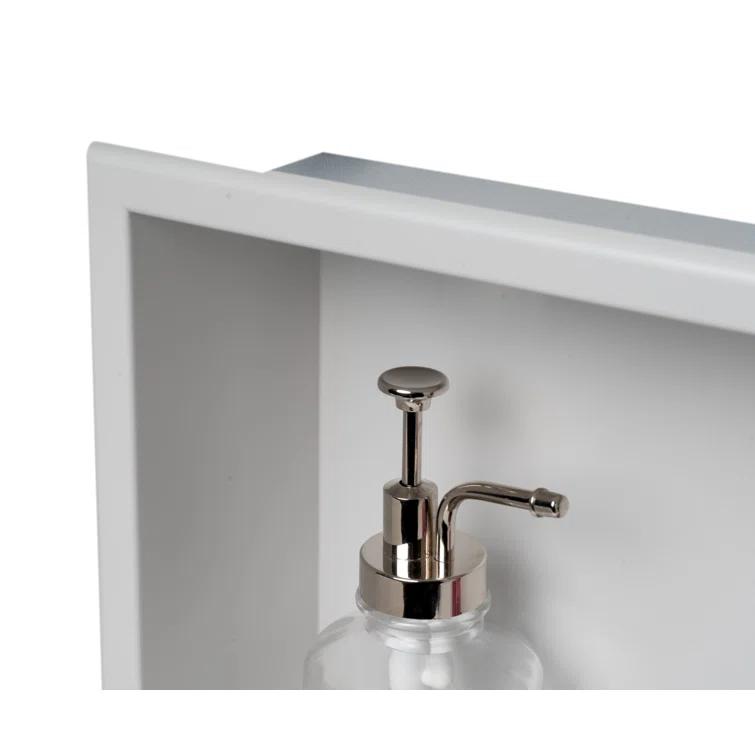 Adhesive Stainless Steel Shower Shelf