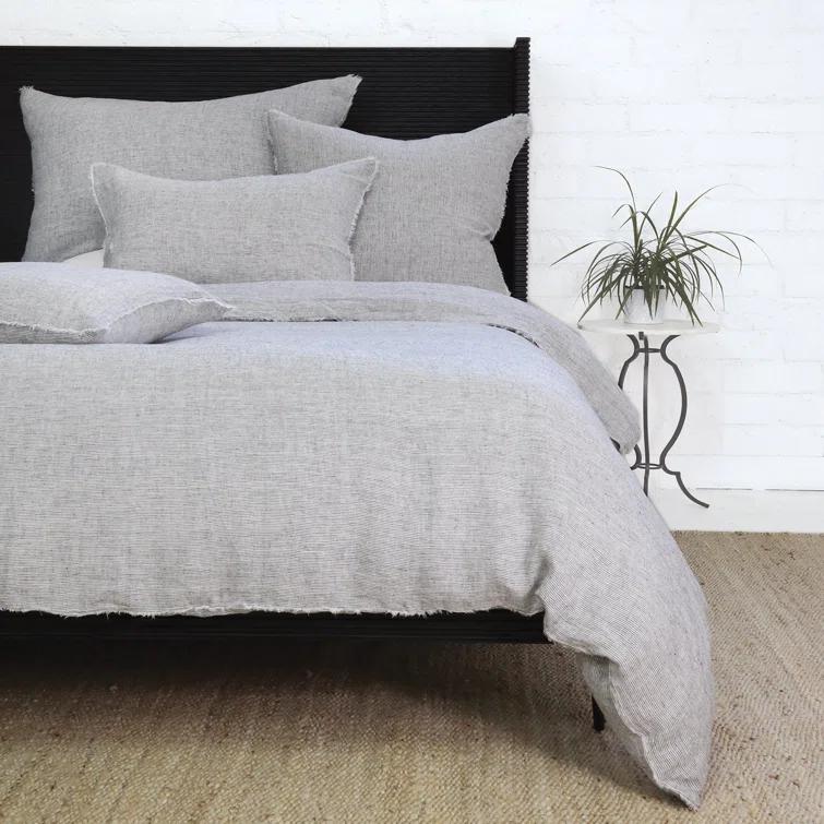 Logan Linen Sham by Pom Pom at Home - Terra Cotta / Standard