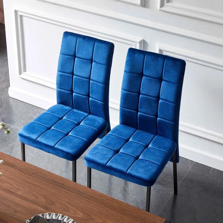 Brooklyn Velvet High Back Side Chair