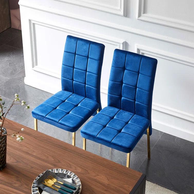 Brooklyn Velvet High Back Side Chair
