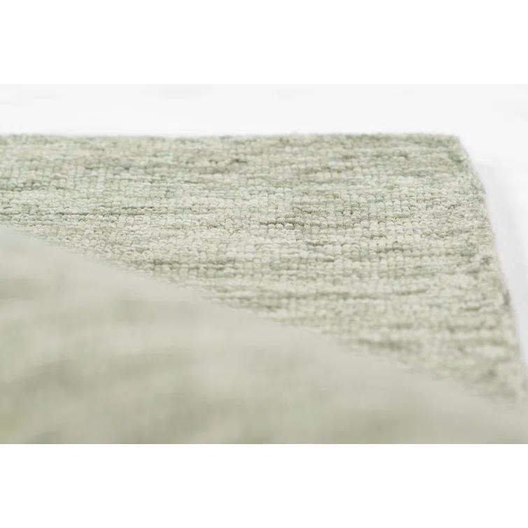 Sage Hand-Tufted Wool Rectangular Area Rug 3'6" x 5'6"