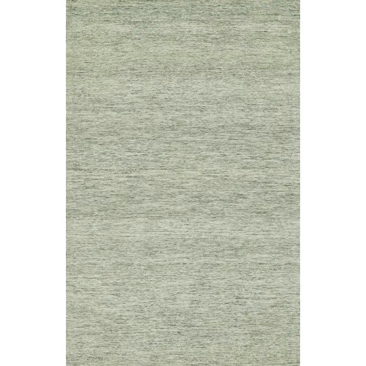 Sage Hand-Tufted Wool Rectangular Area Rug 3'6" x 5'6"