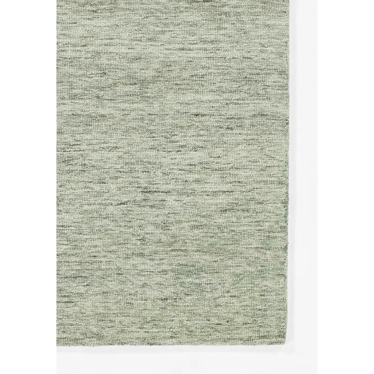 Sage Hand-Tufted Wool Rectangular Area Rug 3'6" x 5'6"
