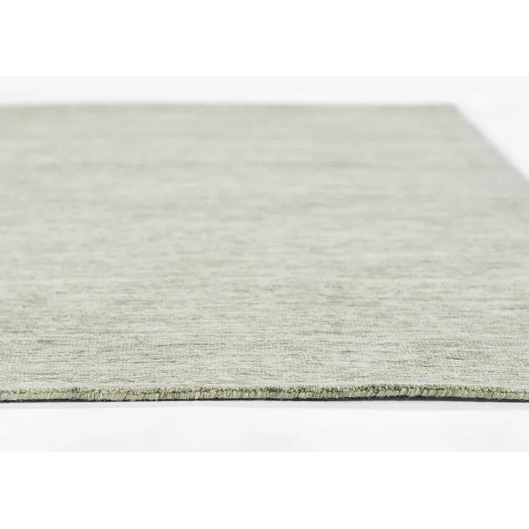 Sage Hand-Tufted Wool Rectangular Area Rug 3'6" x 5'6"