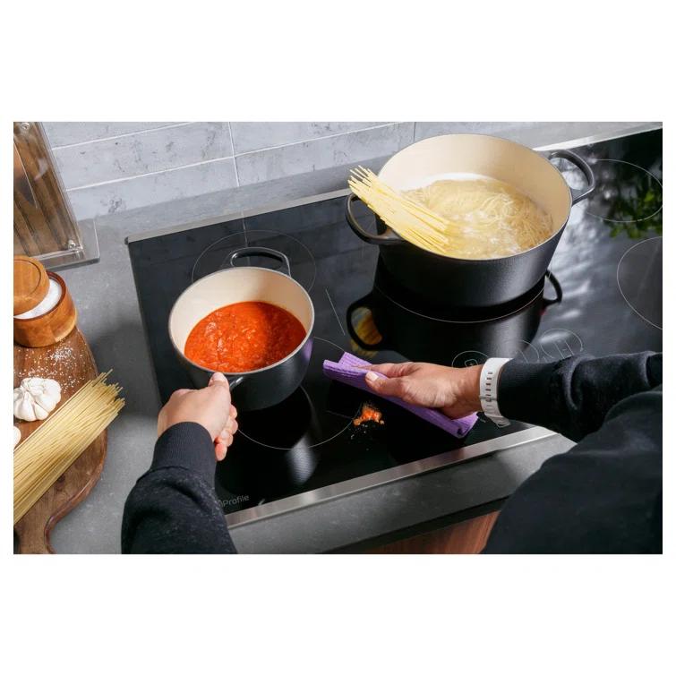 GE Profile™ PHP7030DTBB 29.75" Induction Cooktop with 4 Elements