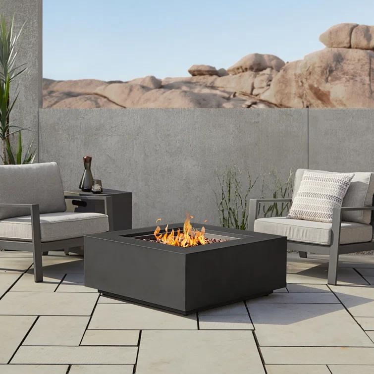 AEGEAN Propane / Natural Gas Outdoor Fire Pit Table