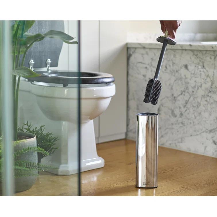 Joseph Joseph Flex 360 Luxe Stainless Steel Toilet Brush
